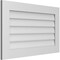 Ekena Millwork Vertical Surface Mount PVC Gable Vent: Non-Functional, w/3-1/2"W x 1"H, Standard Frame, 36"W x 22"H GVPVE36X2201SN - alternate 5